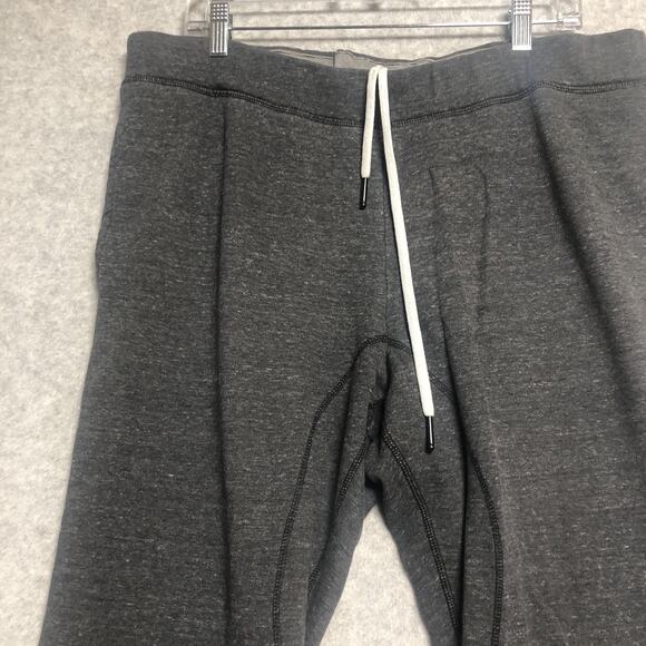 Adidas Pants Mens Large Gray Sweatpants Originals Trefoil Joggers Drawstring M - Picture 6 of 11
